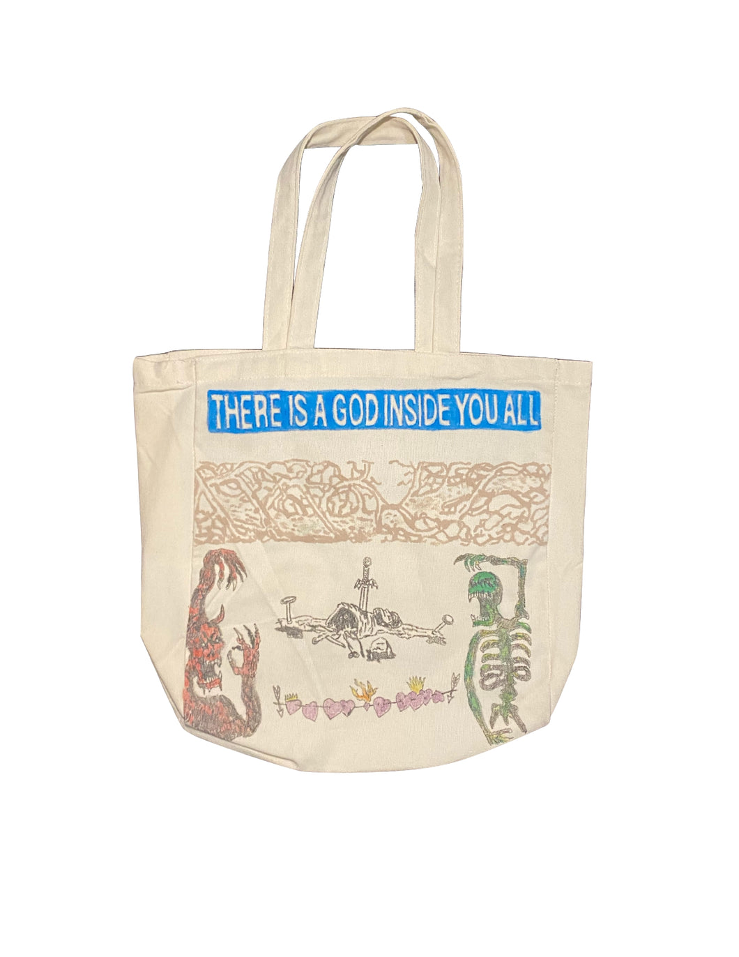 Inside You All Tote (painted)